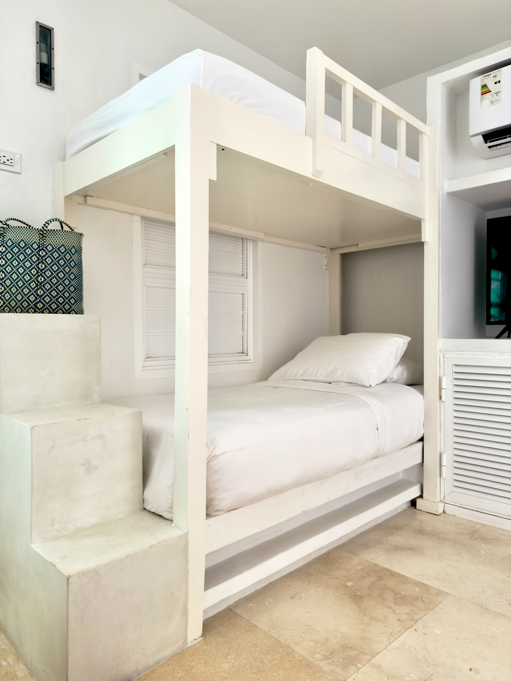 Habitación con litera — Casa Verde, Los Roques