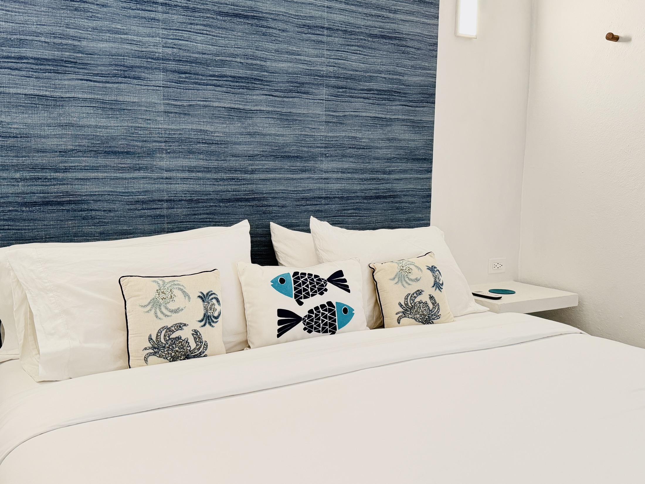 Habitación azul — Casa Verde, Los Roques